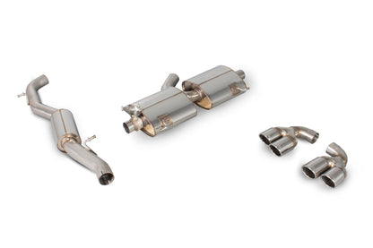 Scorpion Resonated Cat-Back Valved Exhaust (Monaco) for Audi S1 8X (14-18)