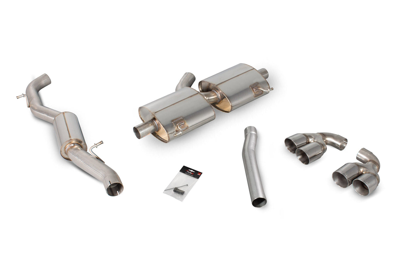 Scorpion Resonated Cat-Back Exhaust (Daytona) for Audi S1 8X (14-18)