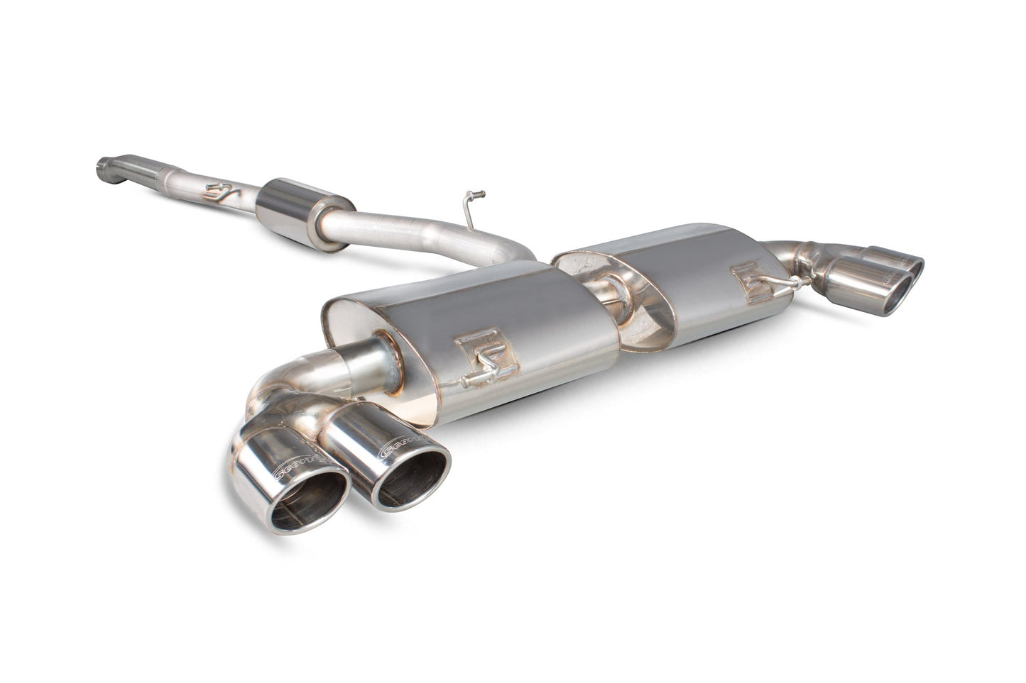 Scorpion Resonated Cat-Back Exhaust (Monaco) for Audi S1 8X (14-18)