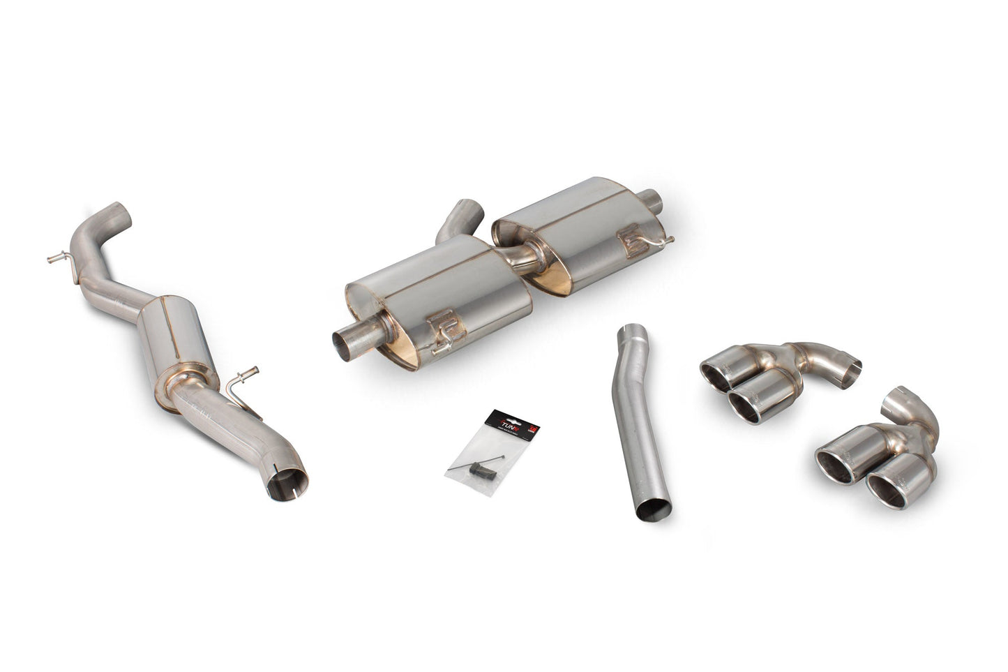 Scorpion Resonated Cat-Back Exhaust (Monaco) for Audi S1 8X (14-18)