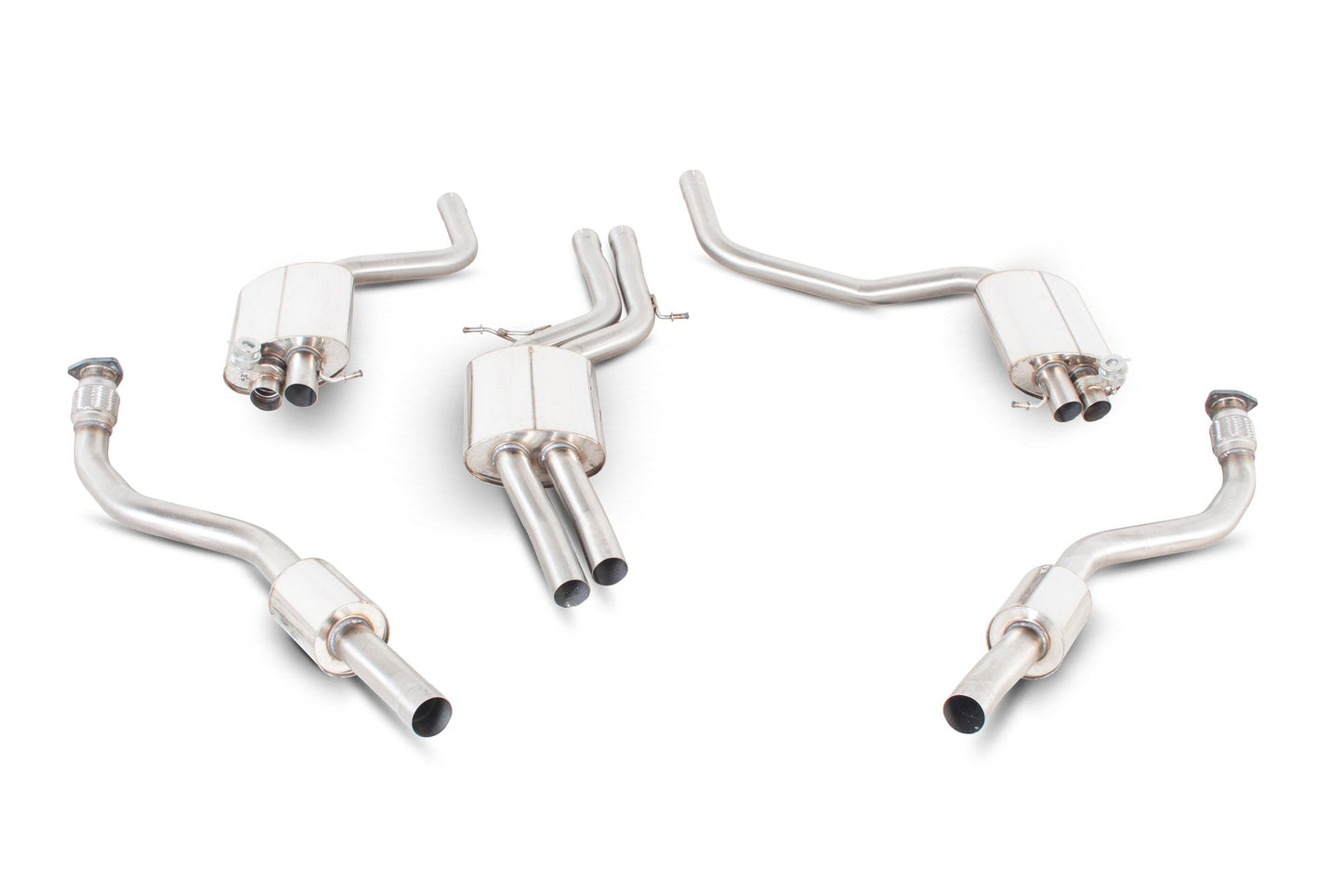 Scorpion Resonated Cat-Back Valved Exhaust (OE Fitment) for Audi RS5 4.2 V8 (10-15)