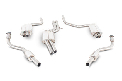 Scorpion Resonated Cat-Back Valved Exhaust (OE Fitment) for Audi RS5 4.2 V8 (10-15)