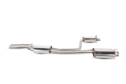 Scorpion Resonated Half Exhaust Valved (OE Fitment) for Audi RS4 B8 4.2 FSI (10-15)