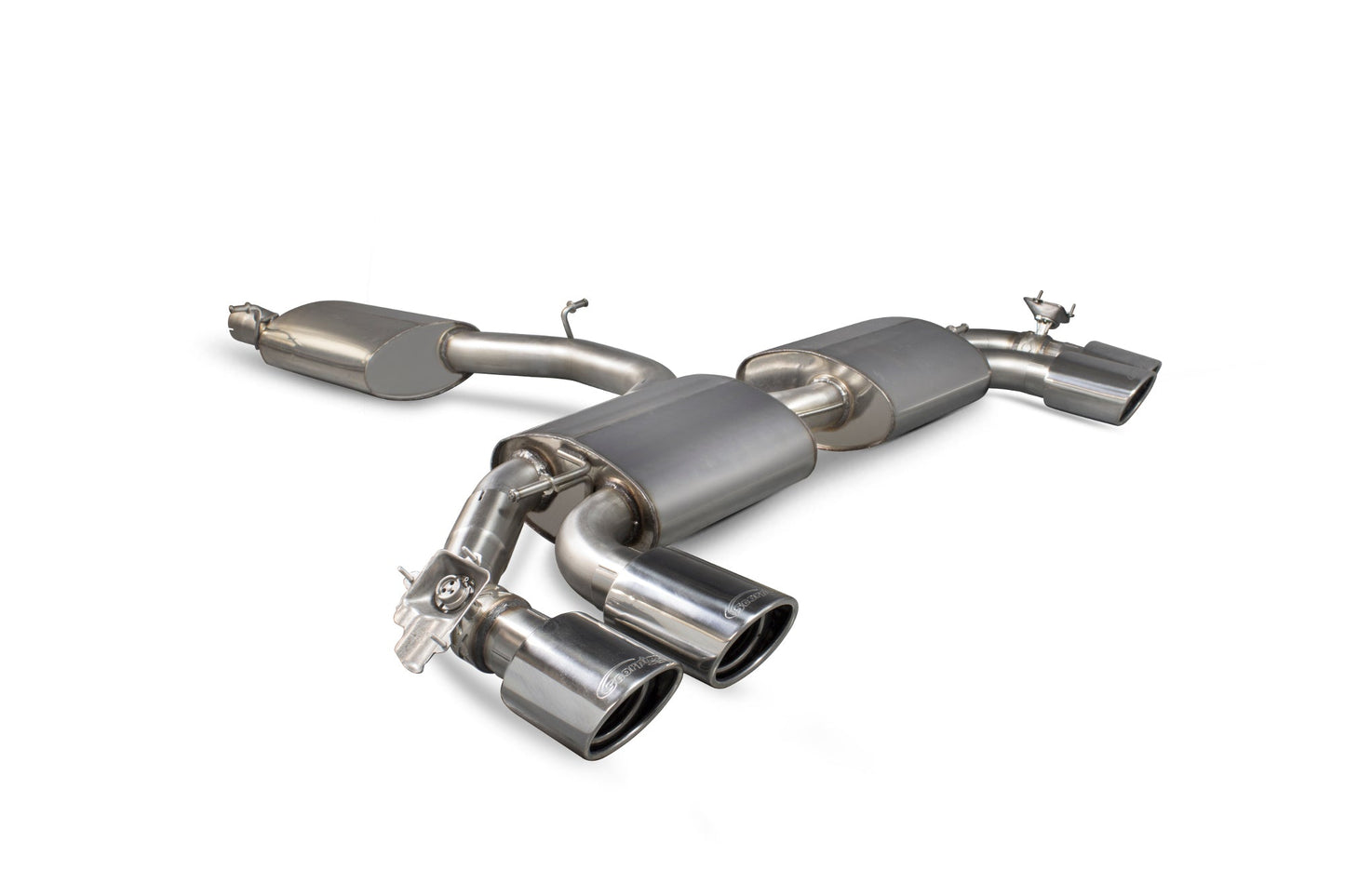Scorpion Reasonated Cat-Back Valved Exhaust (EVO) for Audi TT S Mk3 Coupe (14-19)