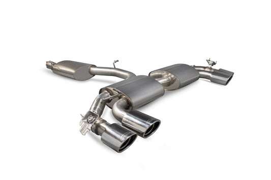 Scorpion Reasonated Cat-Back Valved Exhaust (EVO) for Audi TT S Mk3 Coupe (14-19)