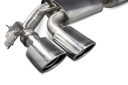 Scorpion Reasonated Cat-Back Valved Exhaust (EVO) for Audi TT S Mk3 Coupe (14-19)