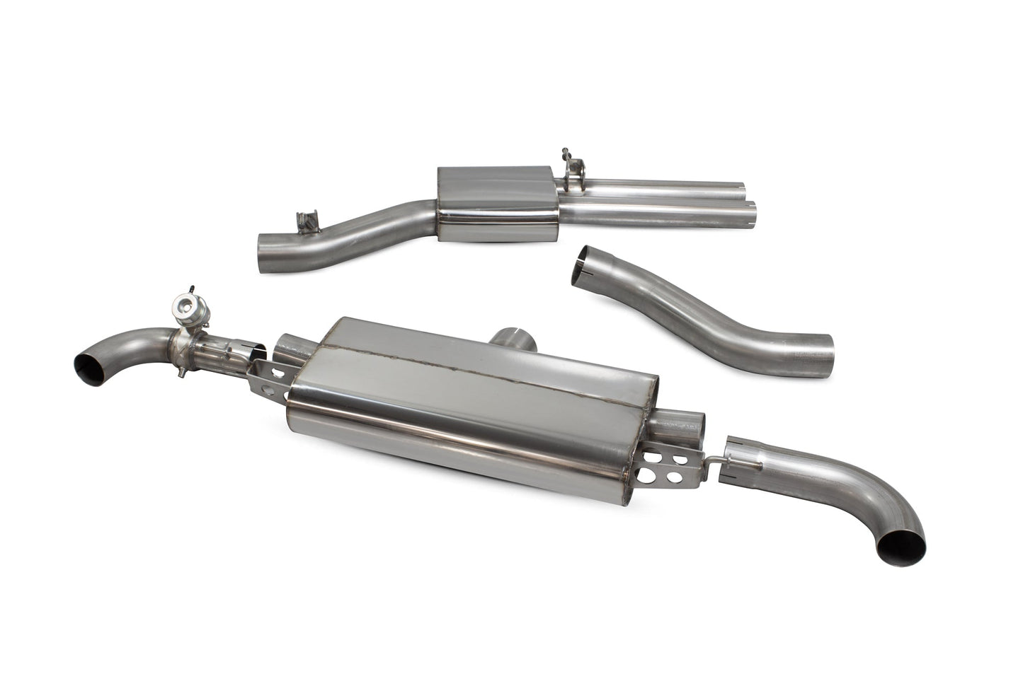Scorpion Resonated Cat-Back Valved Exhaust (OE Fitment) for Audi TT RS Mk2 (09-14)