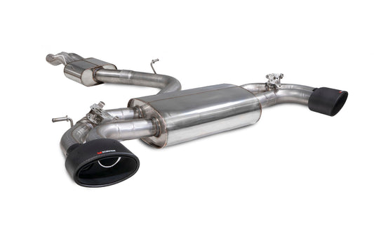 Scorpion Resonated Cat/GPF-Back Valved Exhaust (Ascari EVO) for Audi RS3 8V Facelift (17-20)