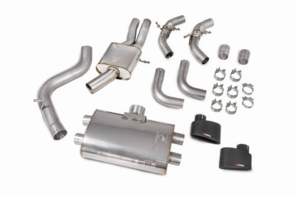 Scorpion Resonated Cat/GPF-Back Valved Exhaust (Ascari EVO) for Audi RS3 8V Facelift (17-20)