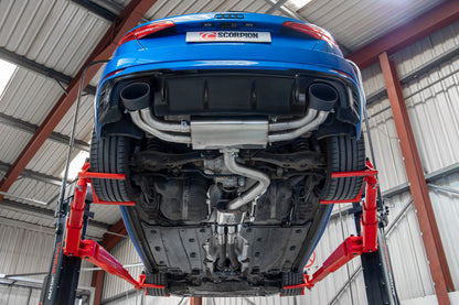 Scorpion Resonated Cat/GPF-Back Exhaust (Ascari EVO) for Audi RS3 8V Facelift (17-20)