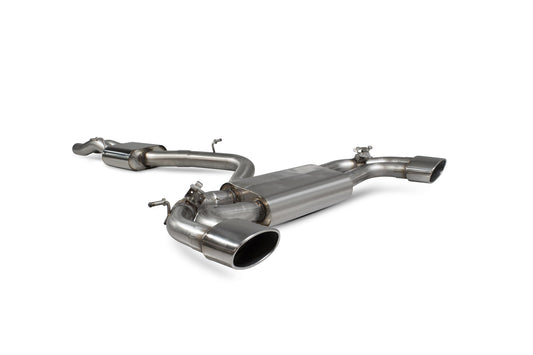 Scorpion Resonated Cat-Back Valved Exhaust (EVO) for Audi RS3 Saloon 8V (17-20)