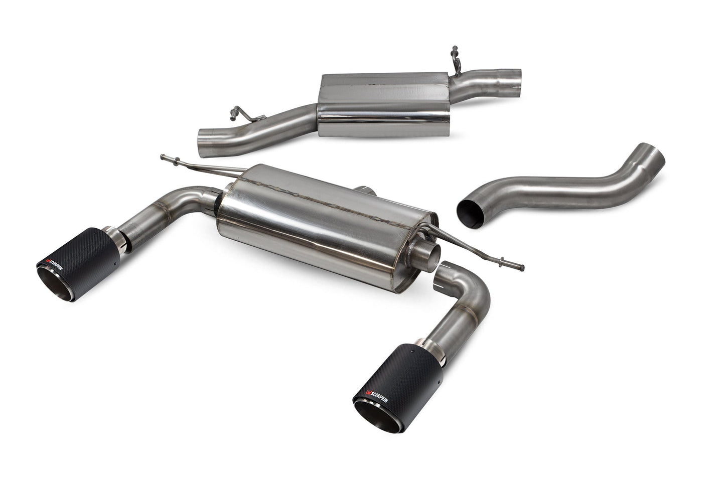 Scorpion Resonated Cat-Back Exhaust (Ascari) for Audi TT Mk3 2.0 TFSI Quattro (15-19)