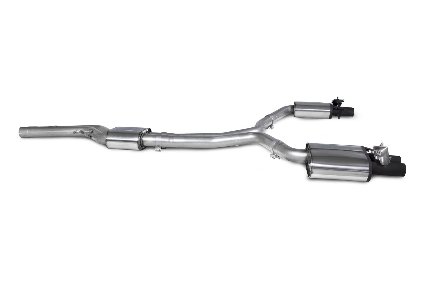 Scorpion Resonated Half Exhaust with Trims (Ascari RS) for Audi RS6 C7 (13-18)