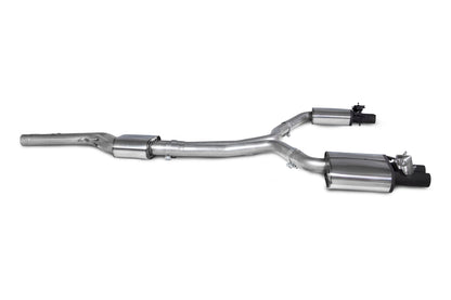 Scorpion Resonated Half Exhaust with Trims (Ascari RS) for Audi RS6 C7 (13-18)