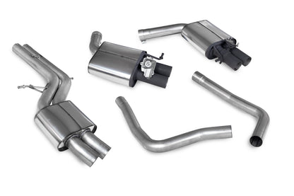 Scorpion Resonated Half Exhaust (OE Fitment) for Audi RS6 / RS7 C7 (13-18)