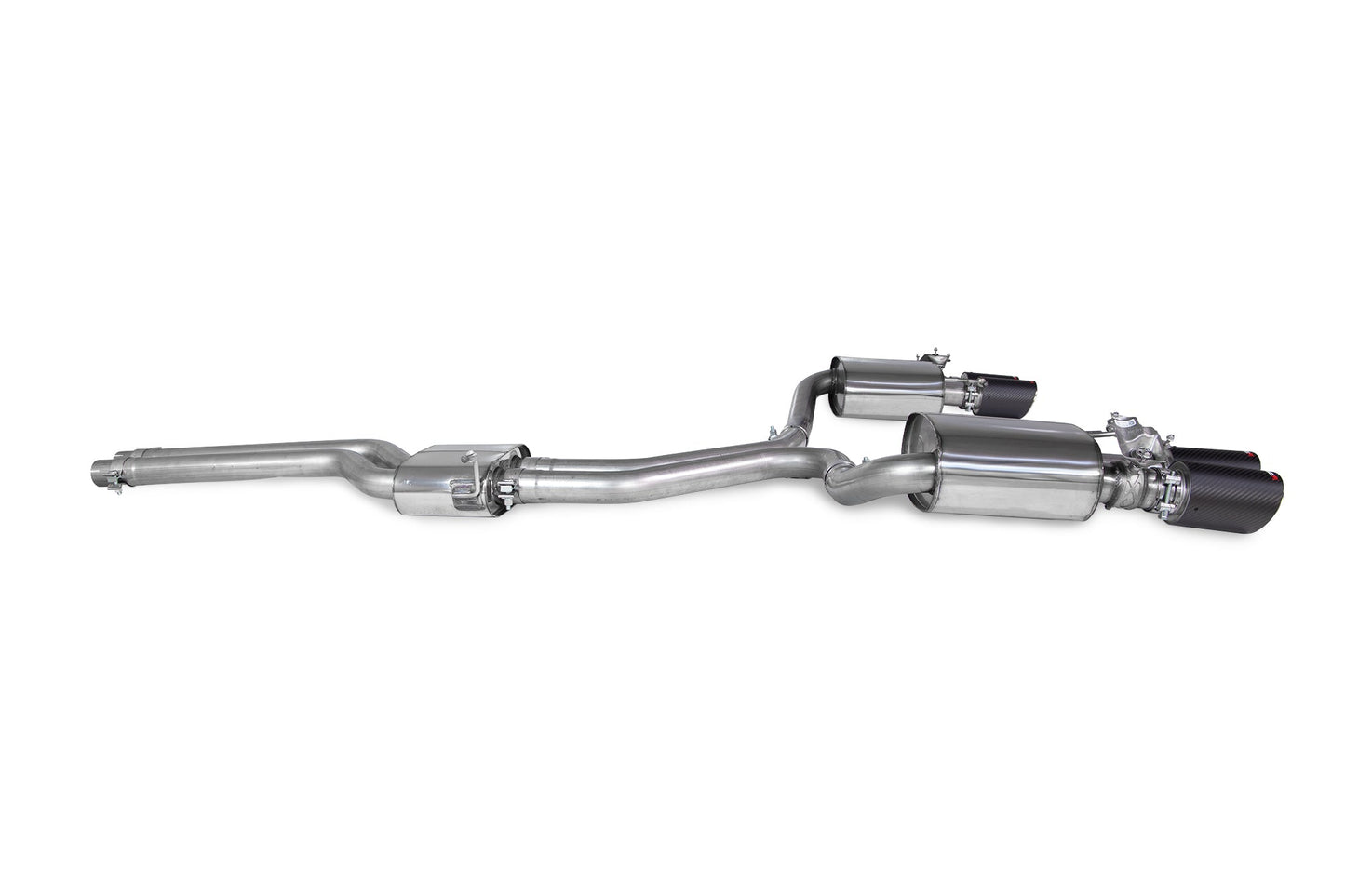 Scorpion Resonated Half Exhaust (Ascari) for Audi S4 B9 (17-19)