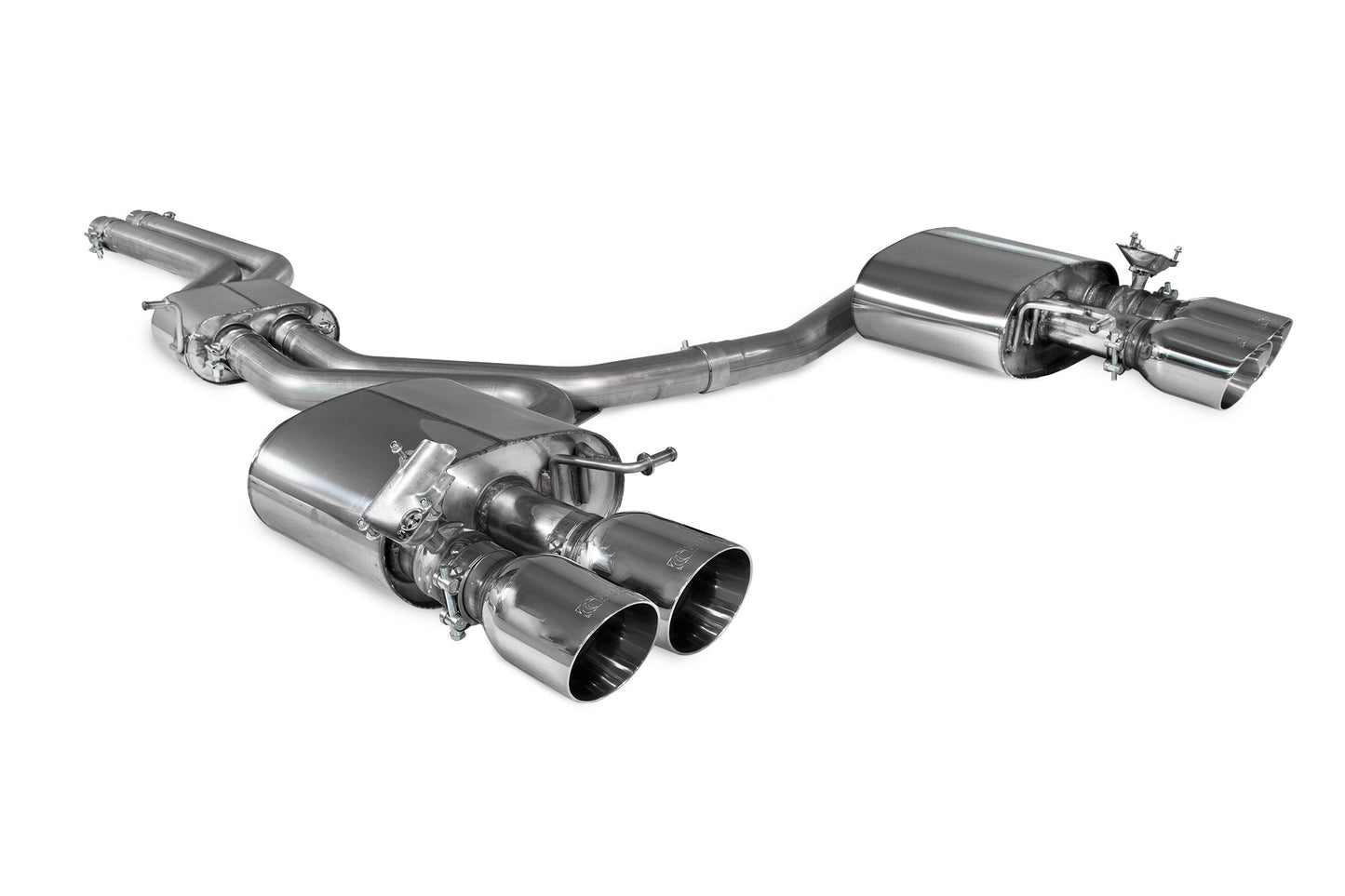 Scorpion Resonated Half Exhaust (Daytona) for Audi S4 B9 (17-19)