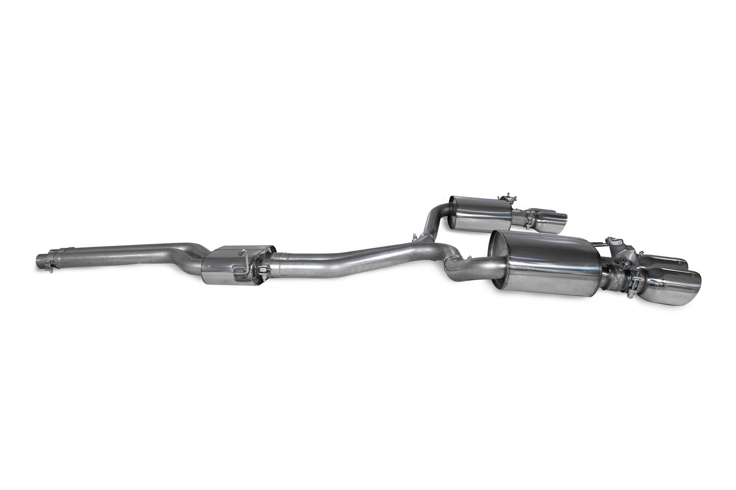 Scorpion Resonated Half Exhaust (Daytona) for Audi S4 B9 (17-19)