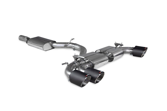 Scorpion Resonated Cat/GPF-Back Valved Exhaust (Ascari) for Audi S3 8Y Sportback (20-25)