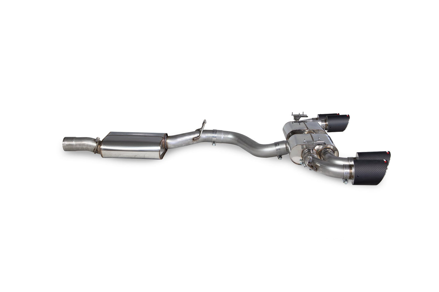 Scorpion Resonated Cat/GPF-Back Valved Exhaust (Ascari) for Audi S3 8Y Sportback (20-25)