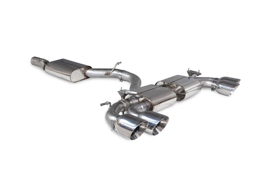 Scorpion Resonated Cat/GPF-Back Valved Exhaust (Daytona) for Audi S3 8Y Sportback (20-25)