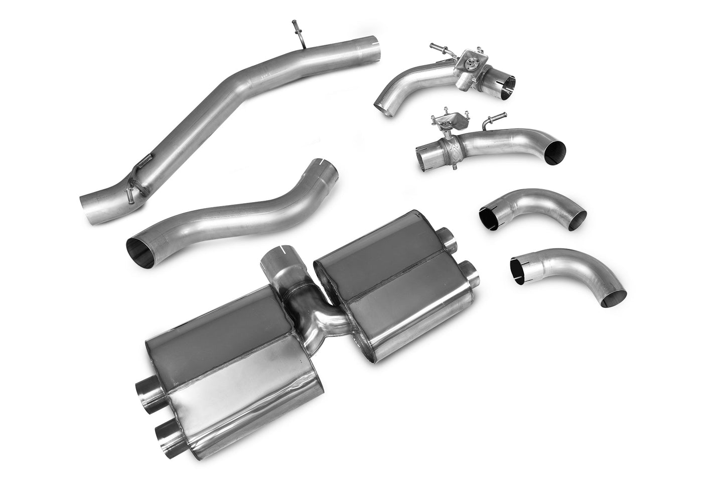 Scorpion Resonated Cat/GPF-Back Valved Exhaust (Daytona) for Audi S3 8Y Sportback (20-25)
