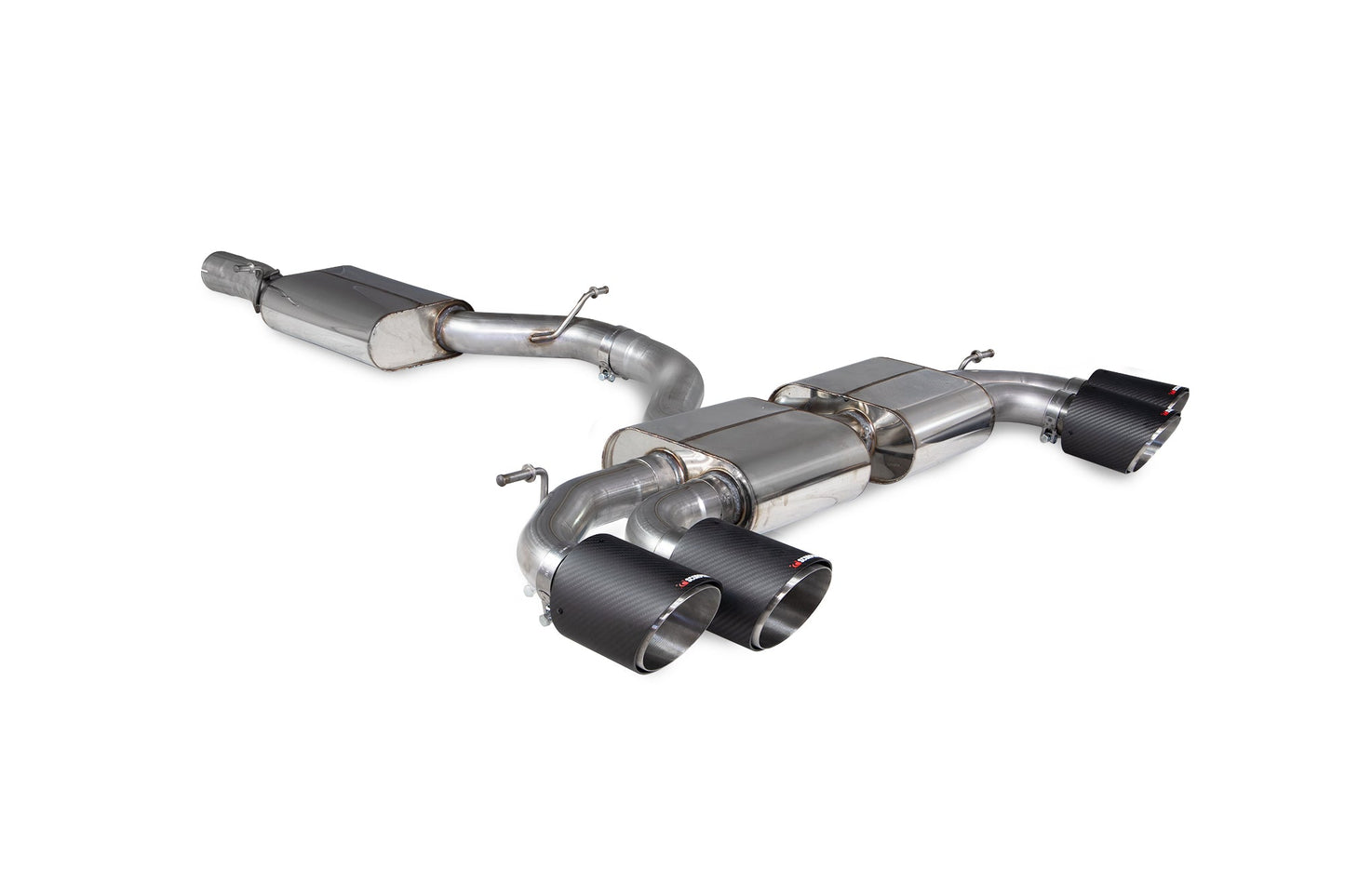 Scorpion Resonated Cat/GPF-Back Exhaust (Ascari) for Audi S3 8Y Sportback (20-25)