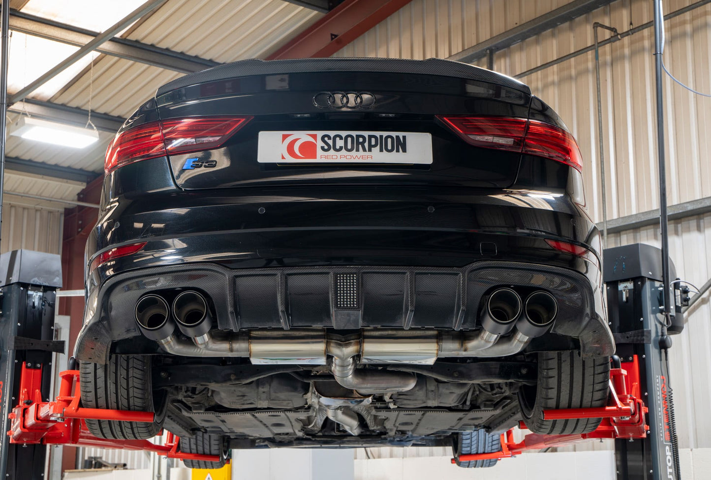 Scorpion Resonated Cat/GPF-Back Exhaust (Ascari) for Audi S3 Saloon 8V (13-20)