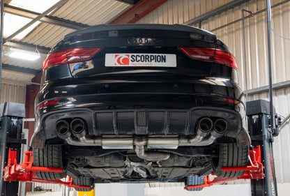 Scorpion Resonated Cat/GPF-Back Exhaust (Ascari) for Audi S3 Saloon 8V (13-20)
