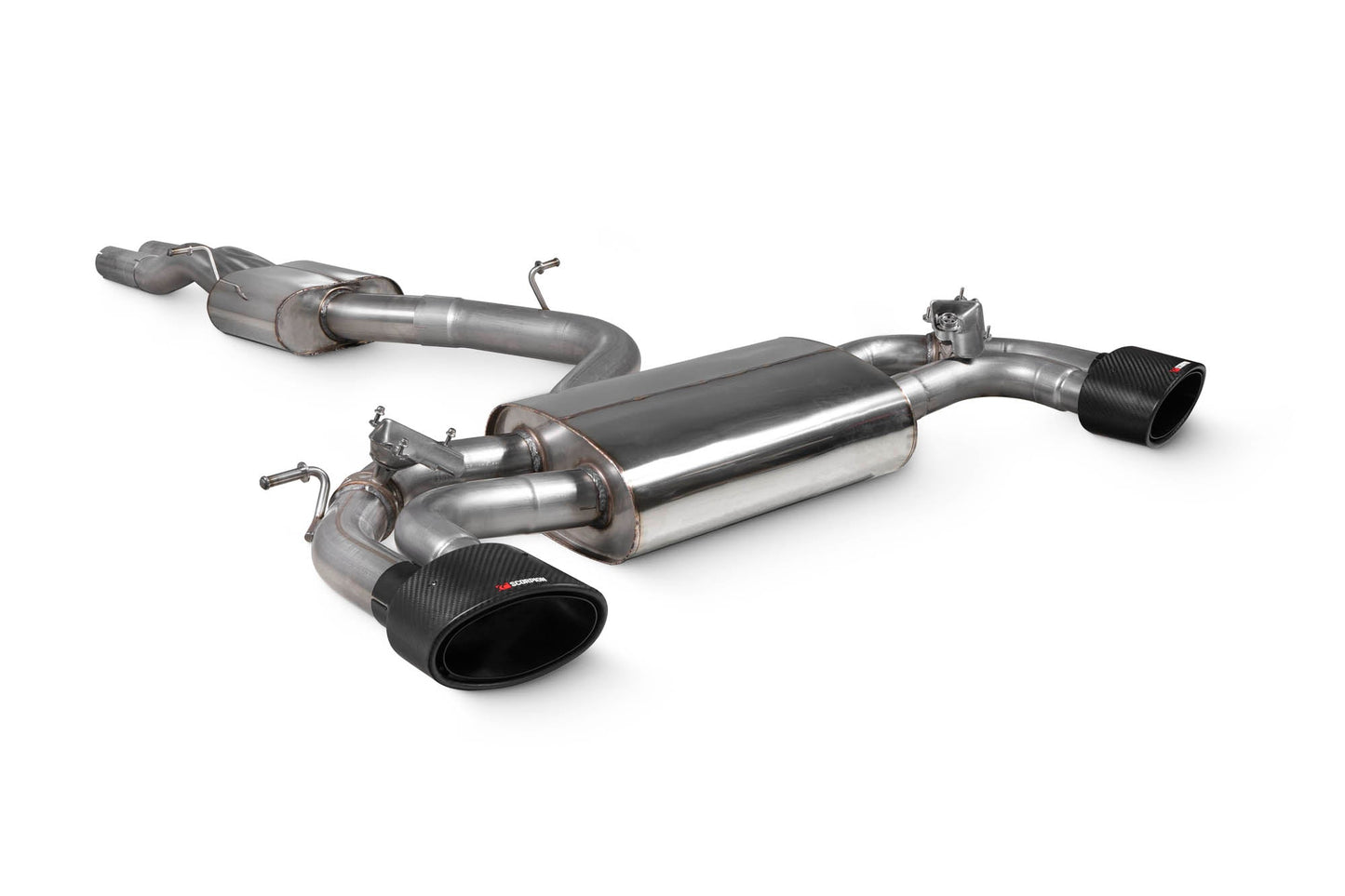 Scorpion Resonated Cat-Back Valved Exhaust (Ascari EVO) for Audi RS3 8V Pre-Facelift (15-17)