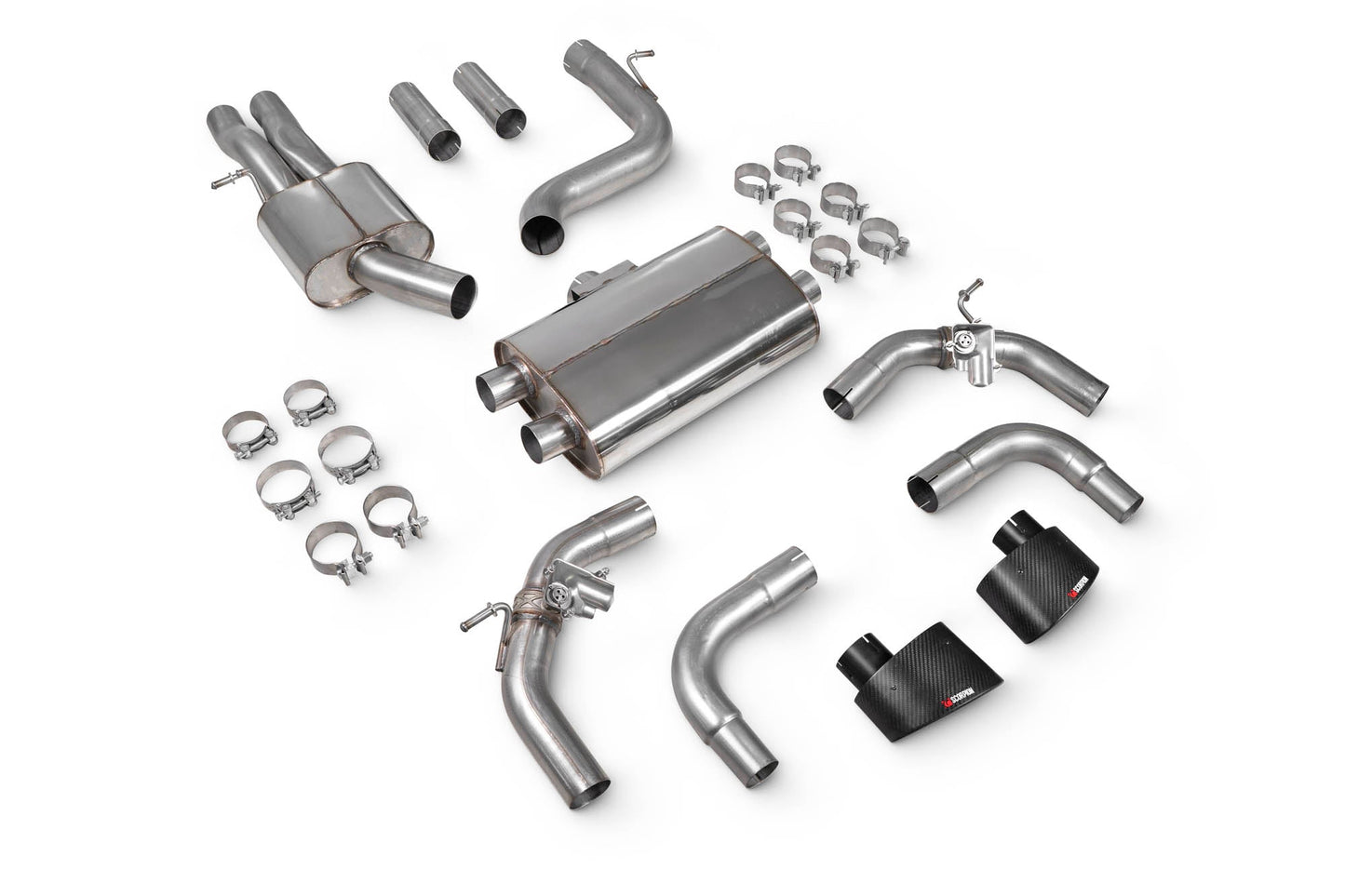 Scorpion Resonated Cat-Back Valved Exhaust (Ascari EVO) for Audi RS3 8V Pre-Facelift (15-17)