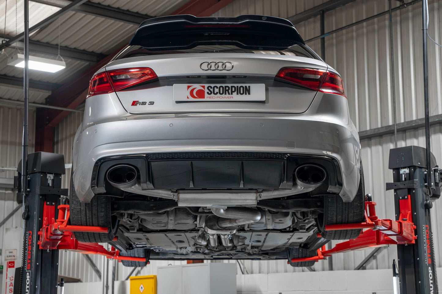 Scorpion Resonated Cat-Back Exhaust (Ascari EVO) for Audi RS3 8V Pre-Facelift (15-17)