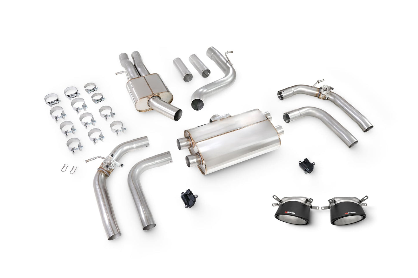 Scorpion Resonated Cat/GPF-Back Valved Exhaust (Ascari RS) for Audi RS3 8Y Saloon (21-25)
