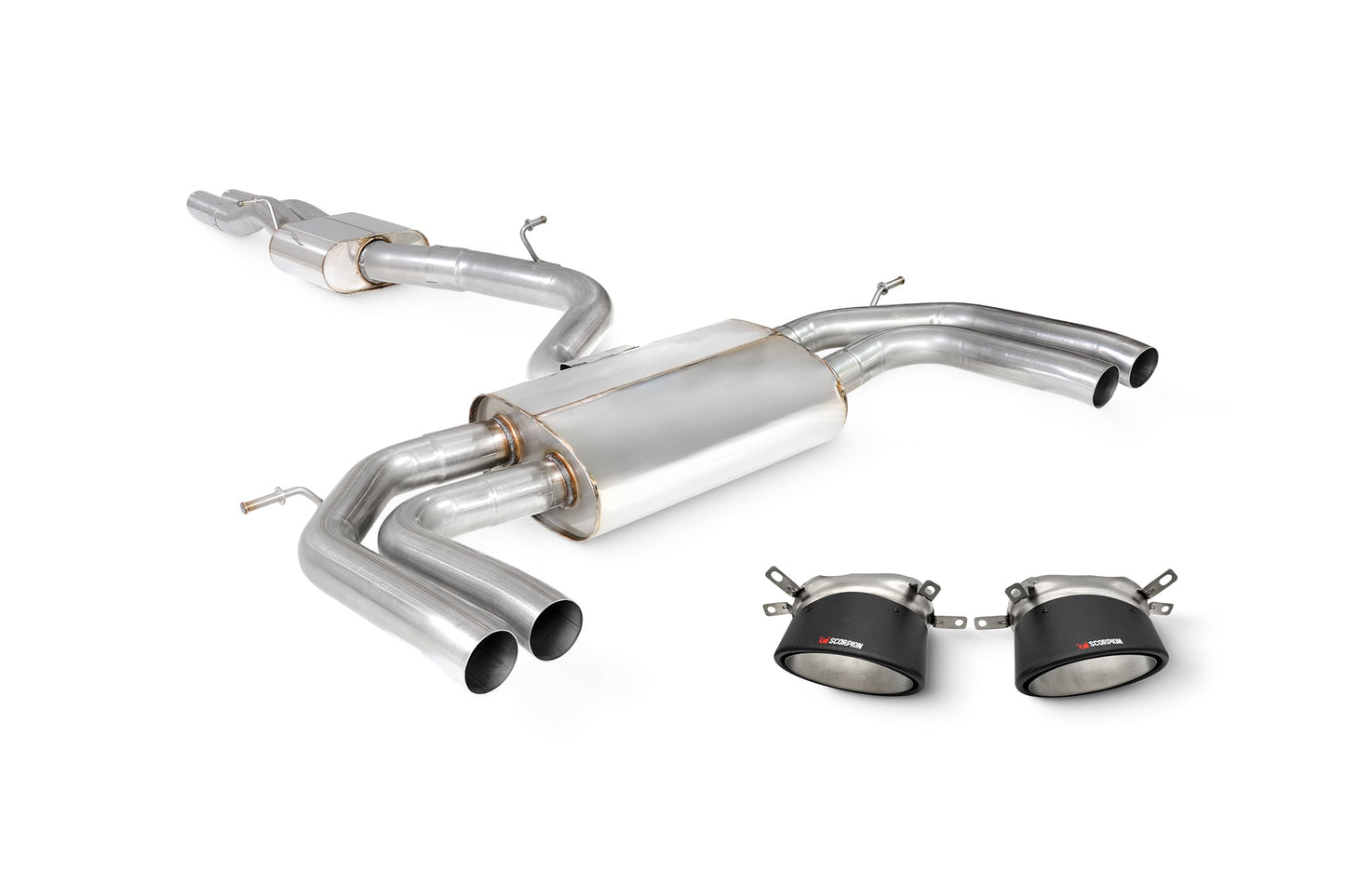 Scorpion ResonatedCat/ GPF-Back Exhaust (Ascari RS) for Audi RS3 8Y Saloon (21-25)