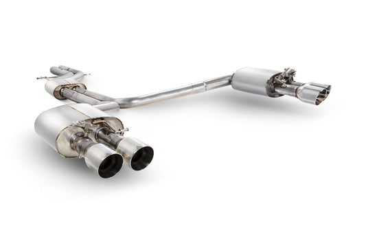 Scorpion Resonated Half Valved Exhaust for Audi S6/S7 C7 (12-18)