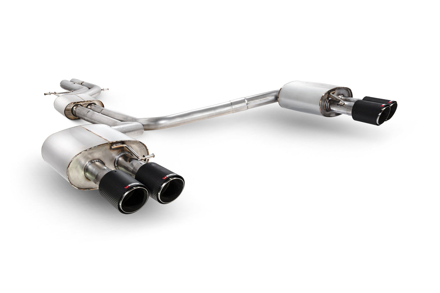 Scorpion Resonated Half Exhaust (Ascari) for Audi S6/S7 C7 (12-18)