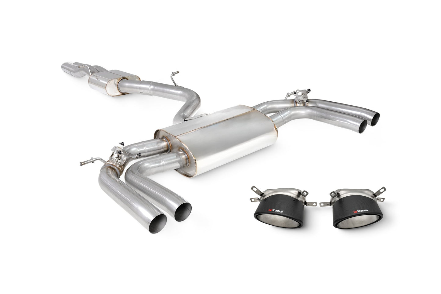 Scorpion Resonated GPF-Back Valved Exhaust (Ascari RS) for Audi RS3 8Y Sportback (21-25)
