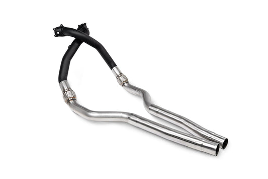 Scorpion Decat Exhaust Downpipes with Large Bore Front Pipes for Audi S6 / RS6 C7 (12-18)