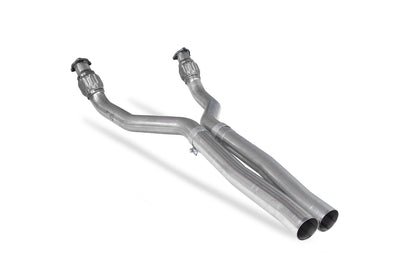 Scorpion Decat Exhaust Downpipes with Large Bore Front Pipes for Audi S7 / RS7 C7 (12-18)