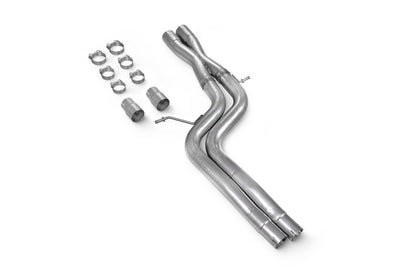 Scorpion Original Centre Exhaust Silencer Delete with x-Pipe for Audi S4 B8/B8.5 (09-16)