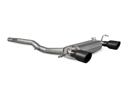 Scorpion Non-Res Cat-Back Exhaust (Black Daytona) for Audi TT Mk1 Quattro 3.2 V6 (99-06)