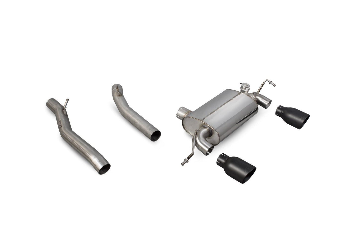 Scorpion Non-Res Cat-Back Exhaust (Black Daytona) for Audi TT Mk1 Quattro 3.2 V6 (99-06)
