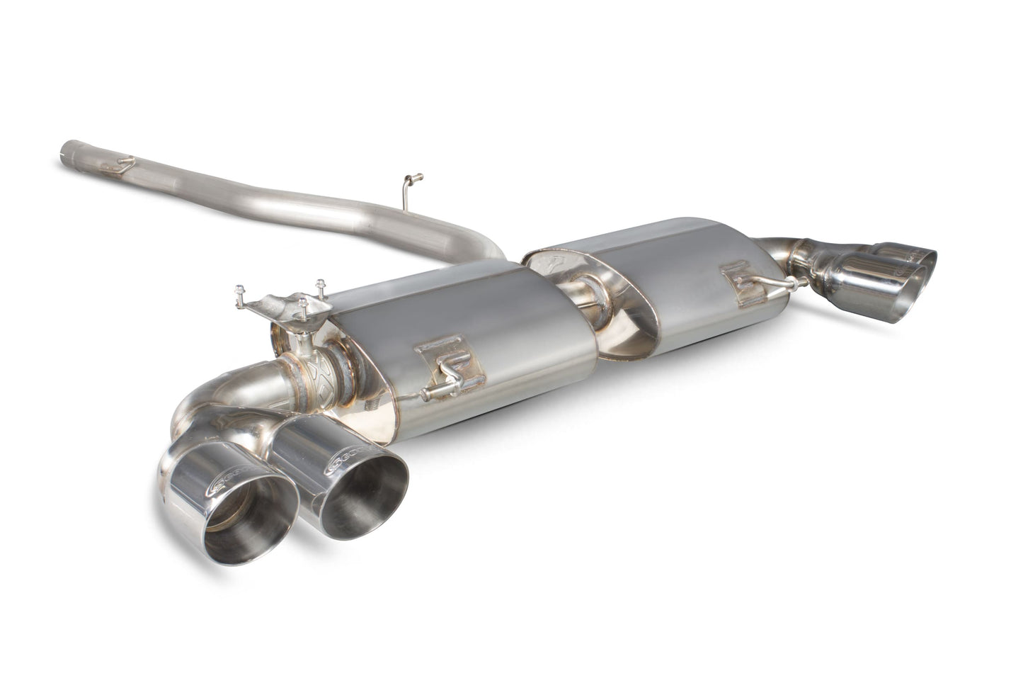Scorpion Non-Res Cat-Back Valved Exhaust (Daytona) for Audi S1 8X (14-18)