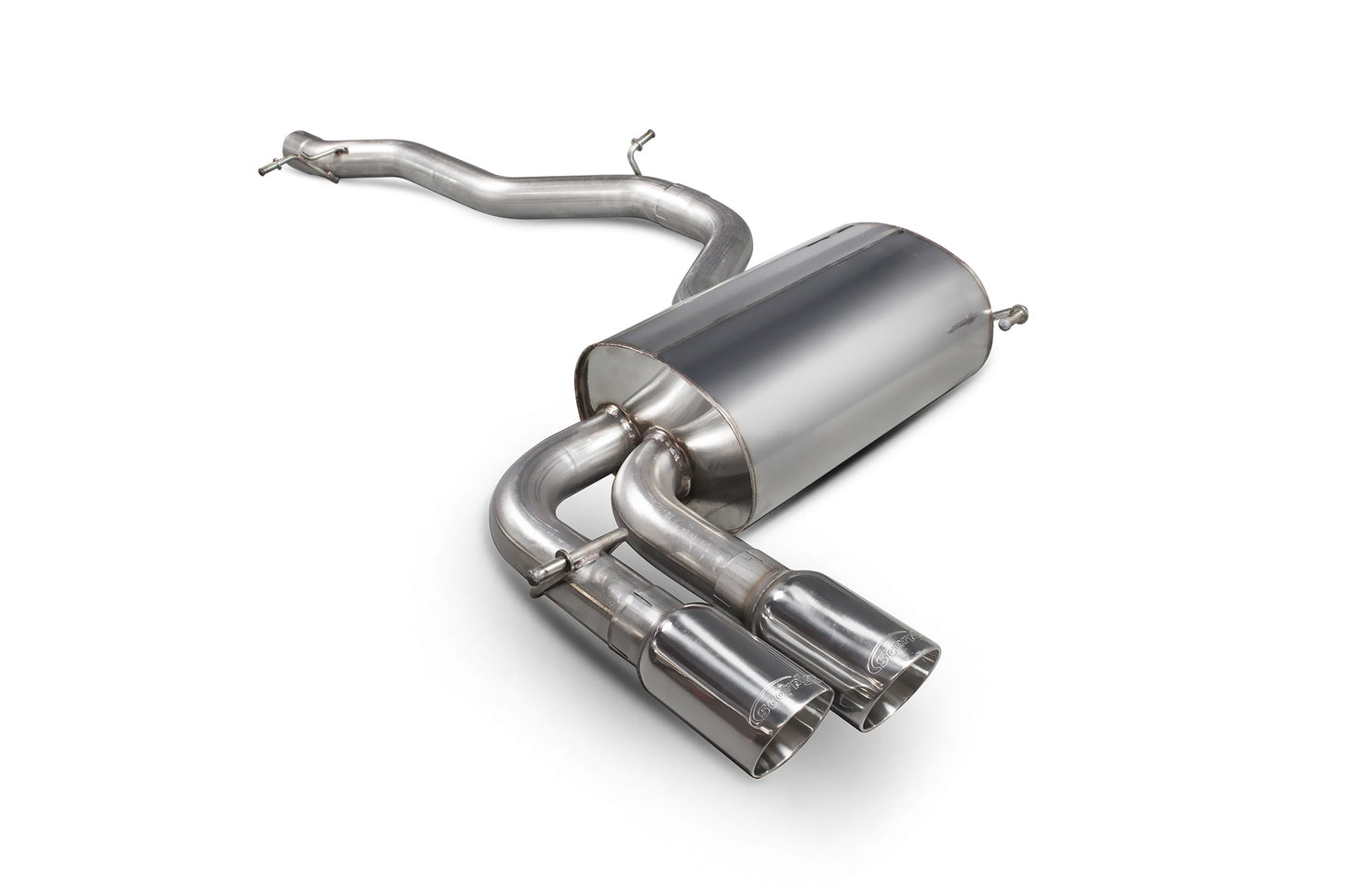 Scorpion Non-Res Cat-Back Exhaust (Daytona Twin) for Audi S3 8P (06-12)
