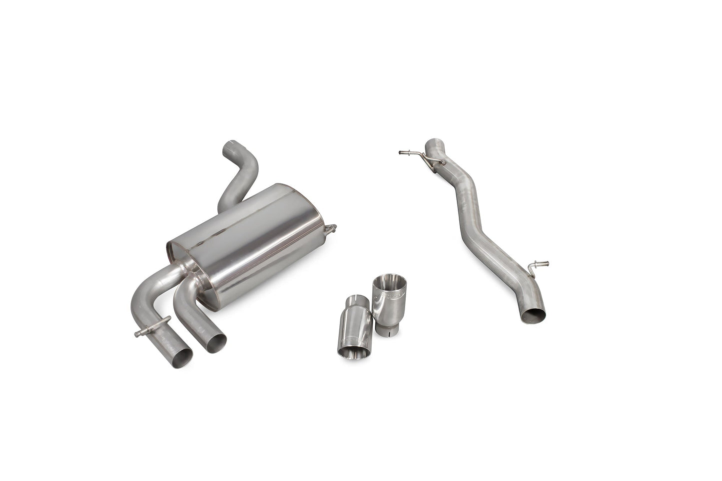 Scorpion Non-Res Cat-Back Exhaust (Daytona Twin) for Audi S3 8P (06-12)