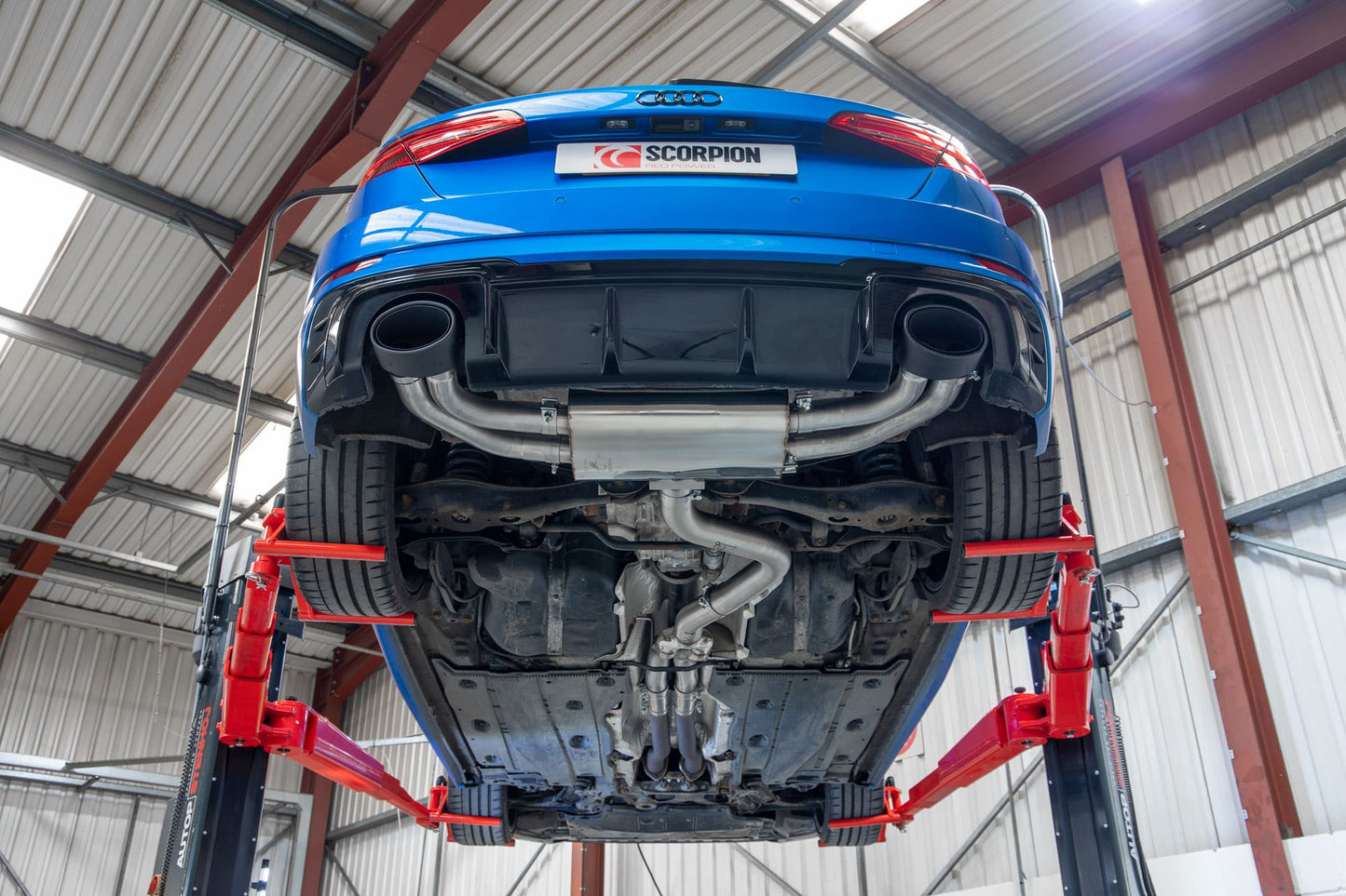 Scorpion Non-Res Cat/GPF-Back Exhaust (Ascari EVO) for Audi RS3 8V Facelift (17-20)