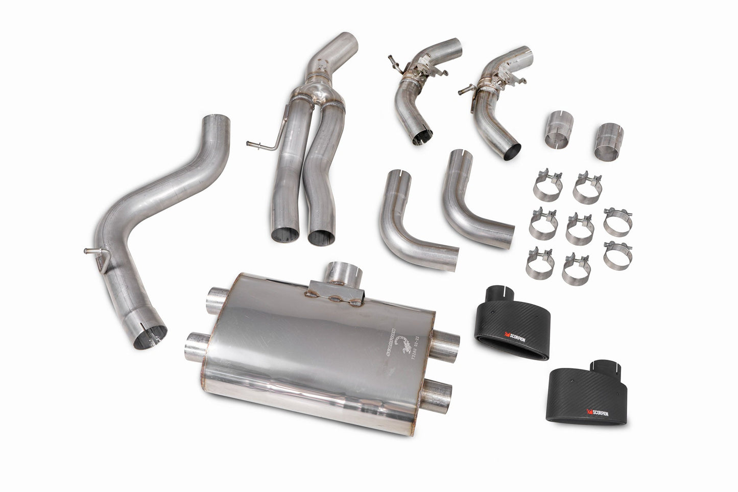 Scorpion Non-Res GPF-Back Valved Exhaust (Ascari EVO) for Audi TTRS Mk3 Coupe (19-24)