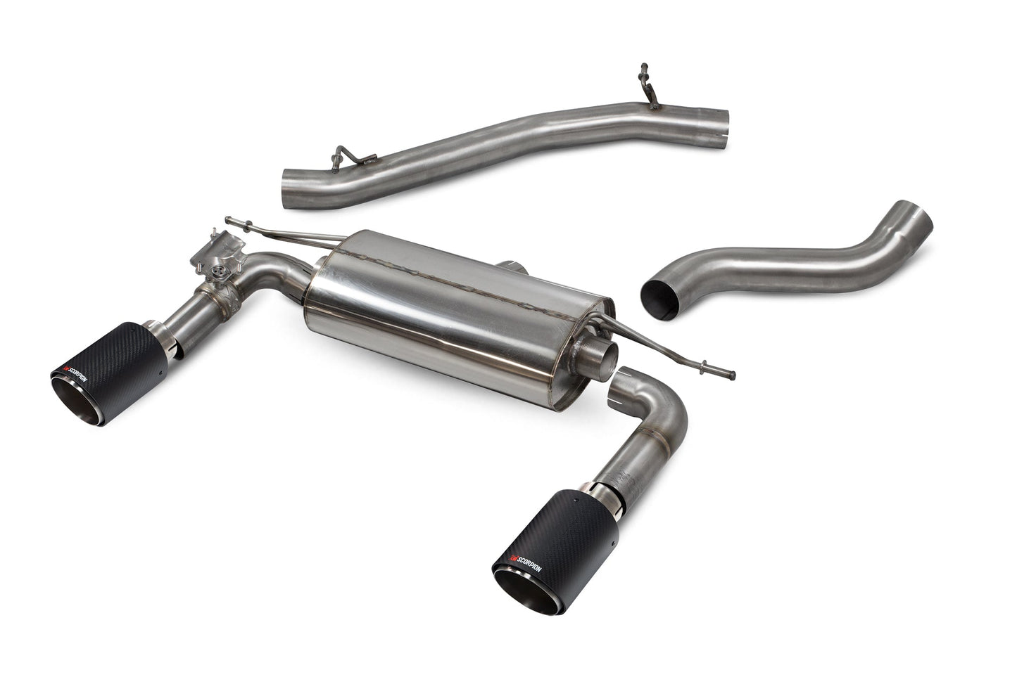 Scorpion Non-Res Cat-Back Valved Exhaust (Ascari) for Audi TT Mk3 2.0 TFSI Quattro (14-19)