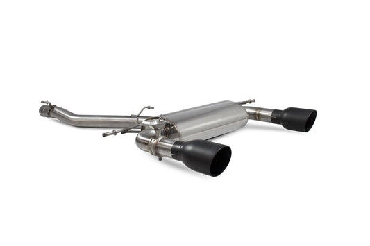 Scorpion Non-Res Cat-Back Valved Exhaust (Black Daytona) for Audi TT Mk3 2.0 TFSI Quattro (14-19)