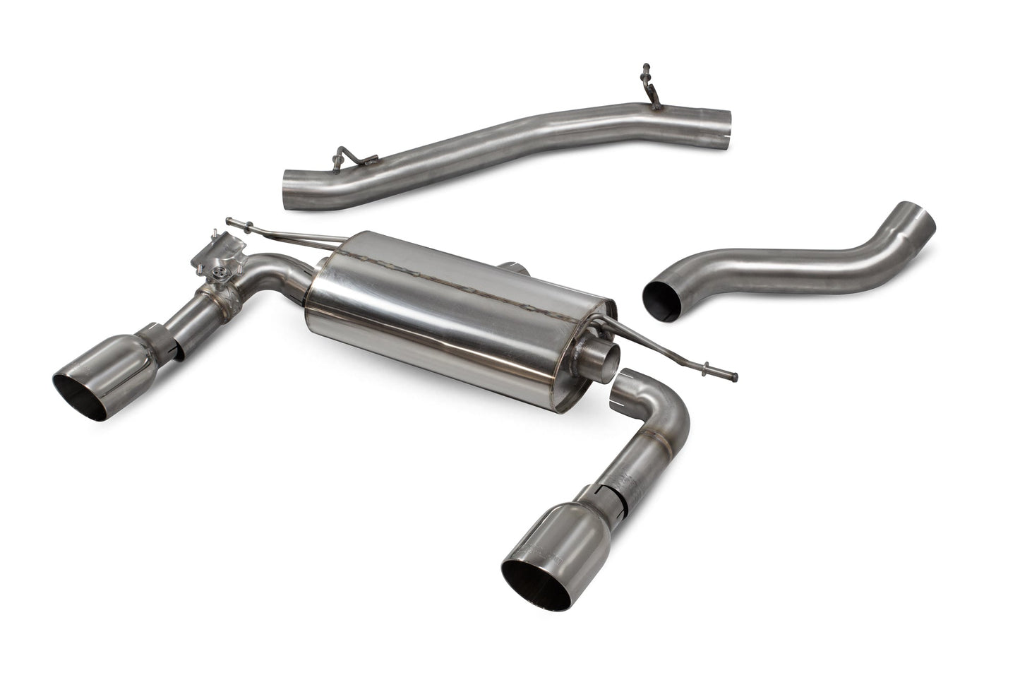 Scorpion Non-Res Cat-Back Valved Exhaust (Daytona) for Audi TT Mk3 2.0 TFSI Quattro (14-19)